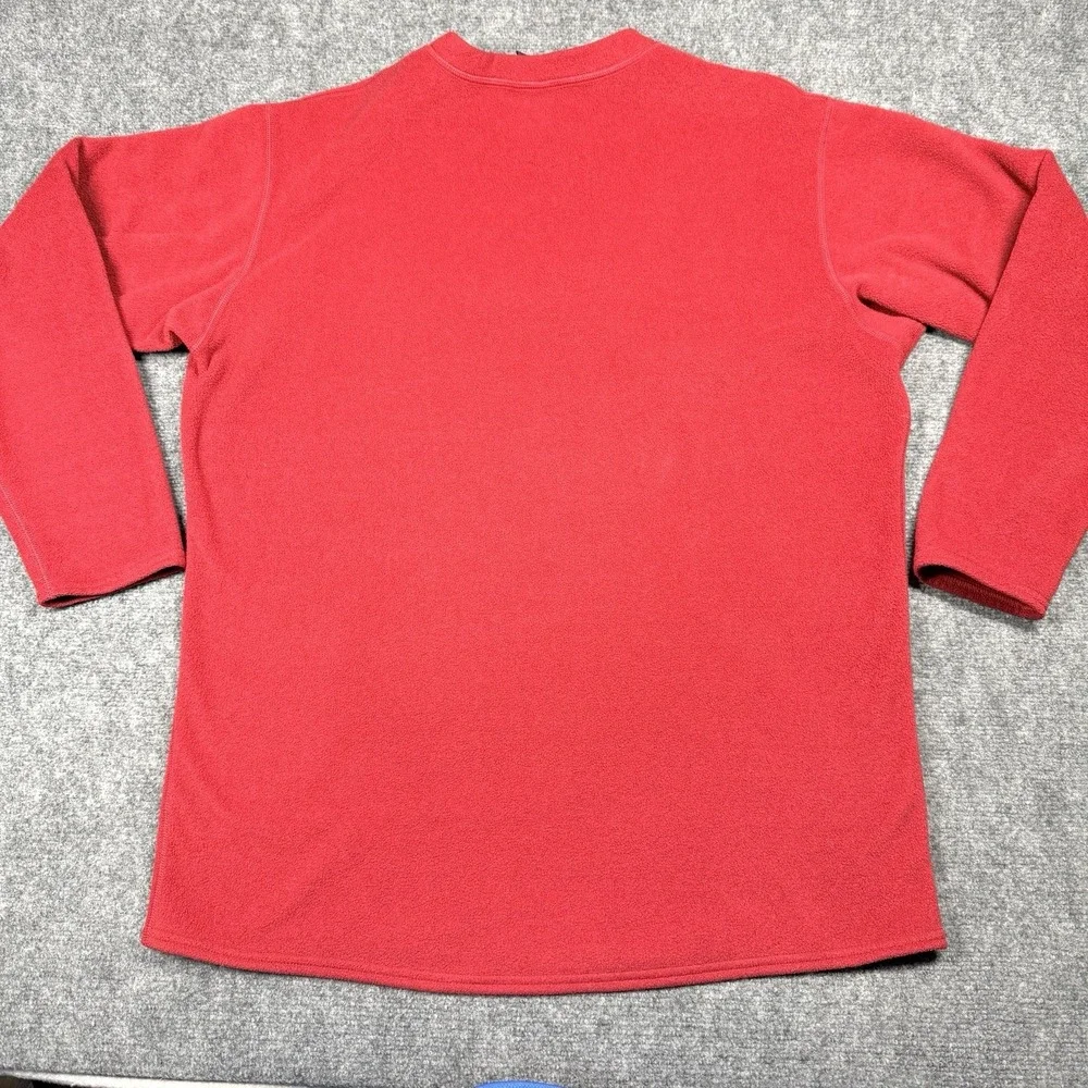 Patagonia Capilene Henley Fleece Mens XL Red Vintage Made in USA Pullover - Picture 8 of 9